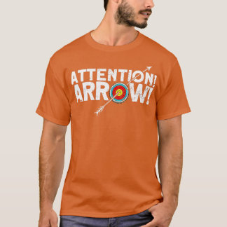 Camiseta Arco de arco de flecha de atención