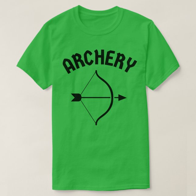 Camiseta Arco De Arco De Flechas Y Bow Simple (Diseño del anverso)