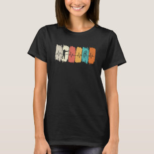 Camiseta Arco de arco Heartbeat Retro Vintage Bow y Arrow M