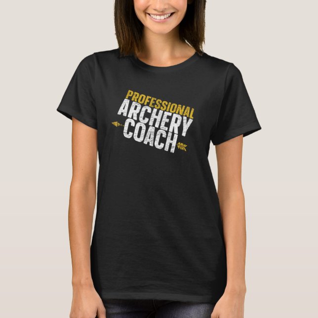 Camiseta Arco de Arco Profesional Bow Arrow Disparo (Anverso)