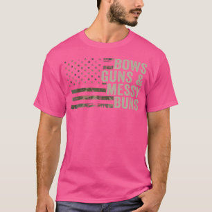 Camiseta Arco de armas y bollos desordenados Divertido de u