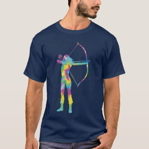 Camiseta Arco de Arquero Chica Divertida 80s 90s