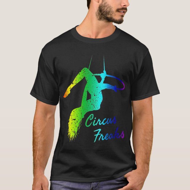 Camiseta Arco de Artista Arcoiris Trapeze para Chicas Aéreo (Anverso)