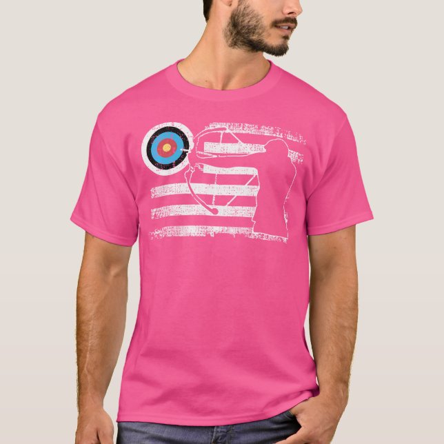 Camiseta Arco de Bandera Americana (Anverso)