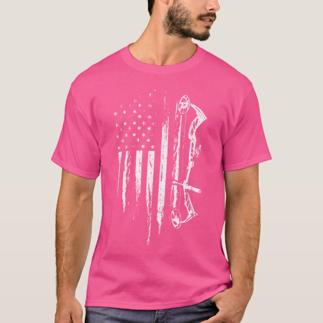 Camiseta Arco De Bote De La Bandera Estadounidense Para La  (Anverso)