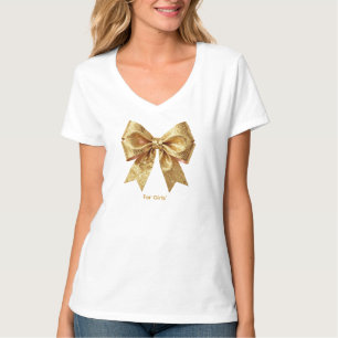 Camiseta Arco de Gala Dorado Brillante - Invitación de Lujo