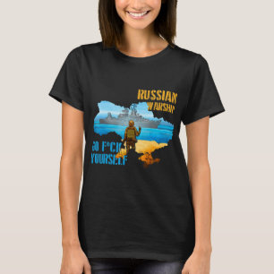 Camiseta Arco de guerra en Ucrania Mapa de rehenes del orgu