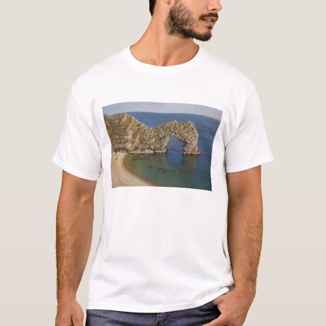 Camiseta Arco de la puerta Durdle, Patrimonio Mundial de la (Anverso)