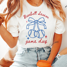 Camiseta Arco de la temporada de béisbol Coquette Retro