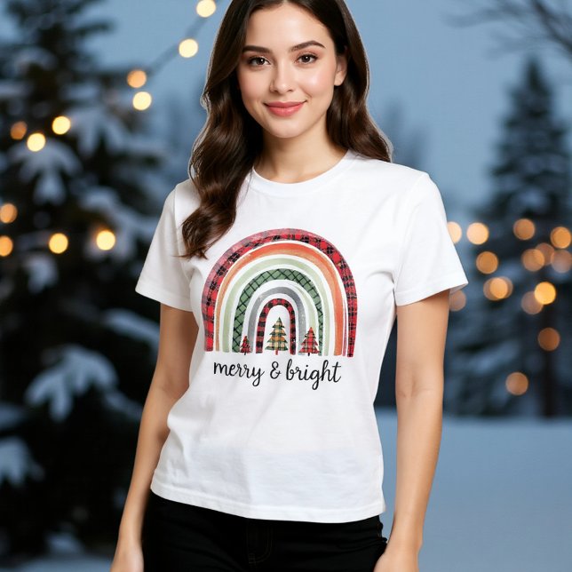 Camiseta Arco de Navidad Arcoíris (Subido por el creador)