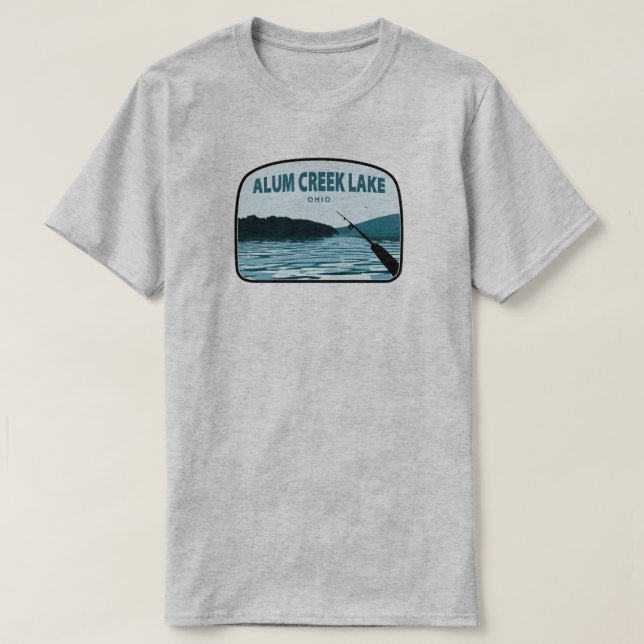 Camiseta Arco de pesca del lago Ohio (Diseño del anverso)