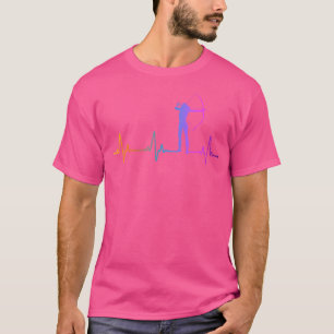 Camiseta Arco de tiro Arco Arquero Chica Pulso Arcoiris