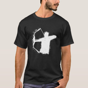 Camiseta Arco de tiro con arco Bow Arrow Grunge Gráfico