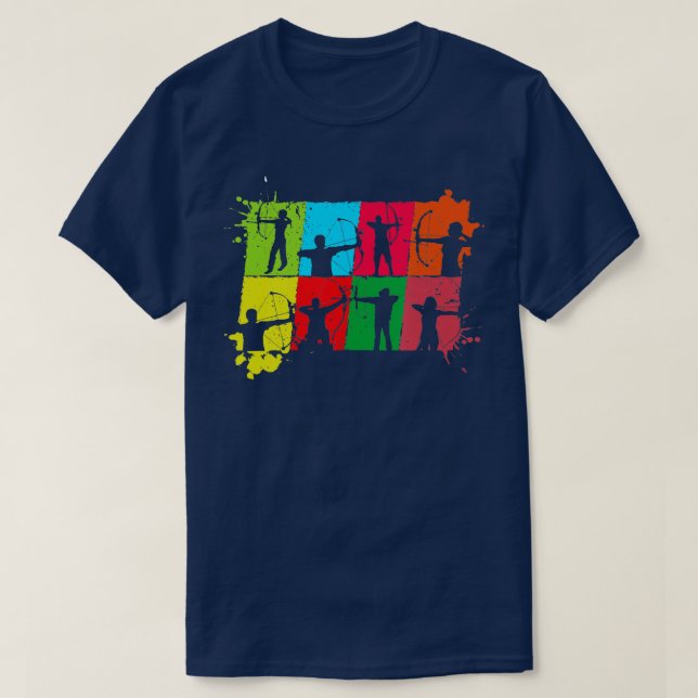 Camiseta Arco de tiro con arco de arco de Bow Huner Archer  (Diseño del anverso)