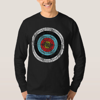 Camiseta Arco de tiro de arco blanco barrido cacería gracio