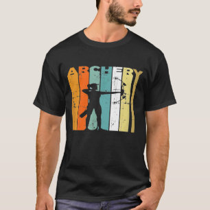 Camiseta Arco de tiro retro vintage Arco de vestuario Arque