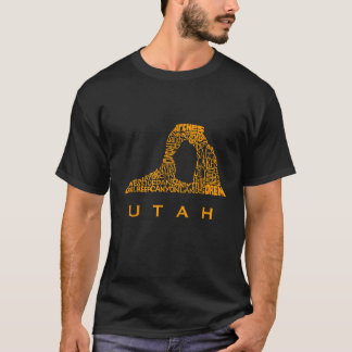 Camiseta Arco del Parque Nacional Arches hecho de la Famosa