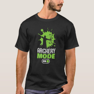 Camiseta Arco en modo de objetivo Flechas Arquero Flor Depo