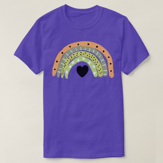 Camiseta arco iris 8 (Diseño del anverso)