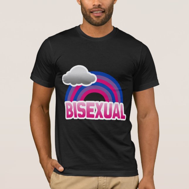 CAMISETA ARCO IRIS BISEXUAL (Anverso)
