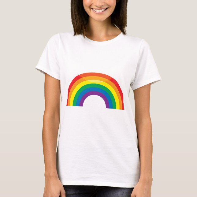 Camiseta Arco iris clásico (Anverso)