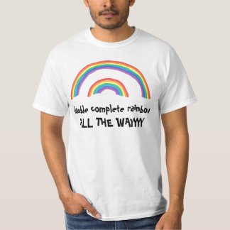 Camiseta Arco iris completo doble… Hasta el final
