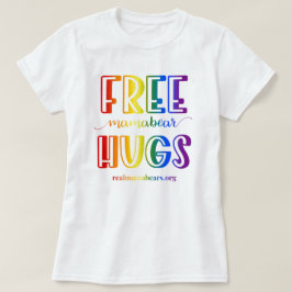 Camiseta arco iris de Abrazos gratis