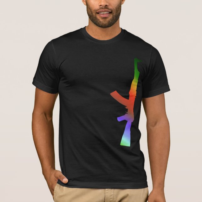 Camiseta Arco iris de AK47 (Anverso)
