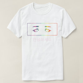 Camiseta arco iris de Anime Eyes [hola]