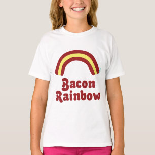 Camiseta arco iris de Bacon