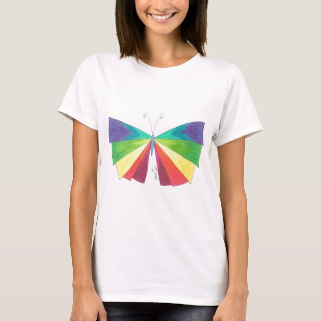 Camiseta Arco iris de Butteryfly (Anverso)