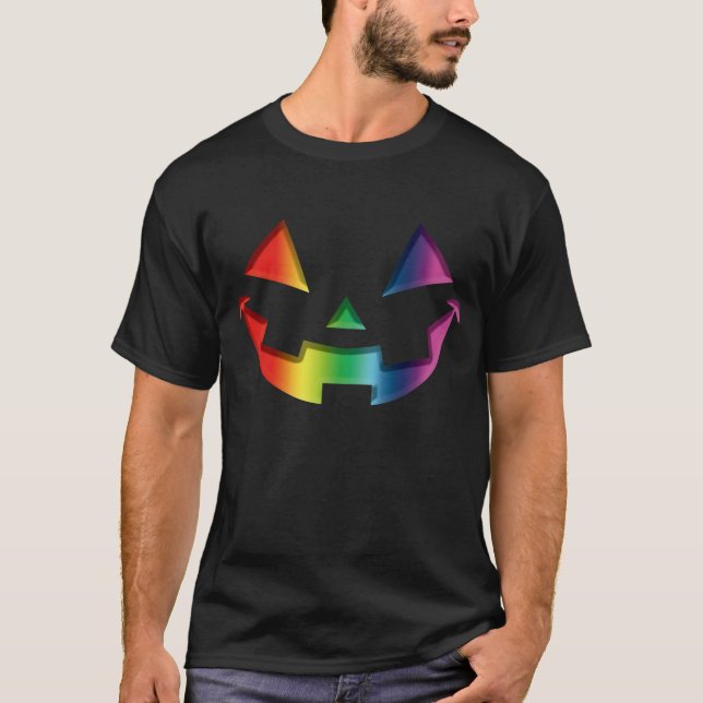Camiseta Arco iris de Halloween (Anverso)