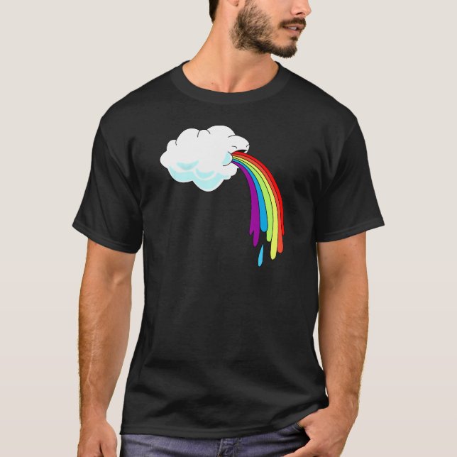 Camiseta Arco iris de la nube (Anverso)