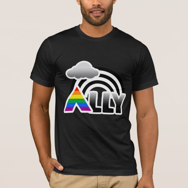 CAMISETA ARCO IRIS DEL ALIADO - .PNG (Anverso)