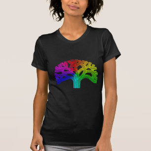 Camiseta Arco iris del árbol de Oakland