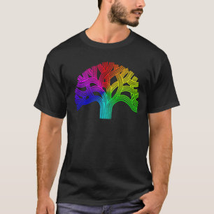 Camiseta Arco iris del árbol de Oakland
