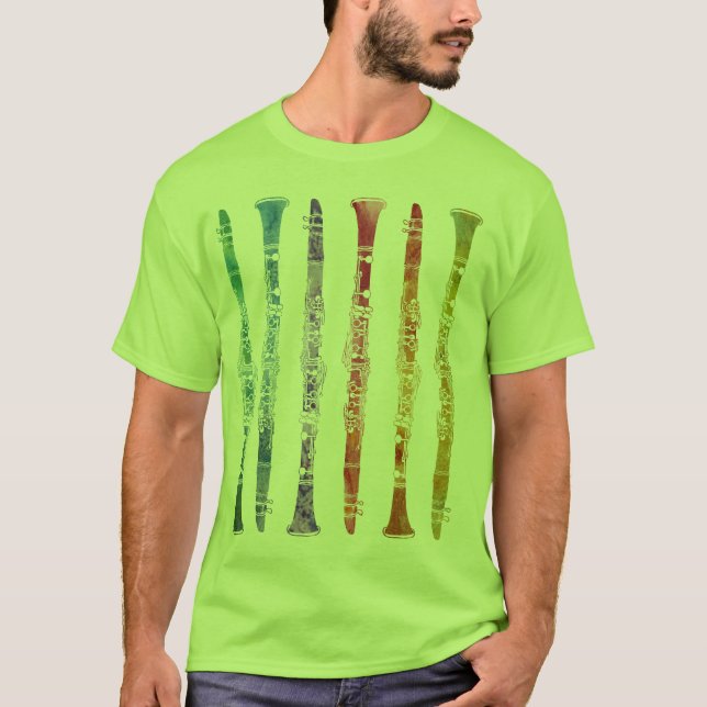 Camiseta Arco iris del Clarinet (Anverso)