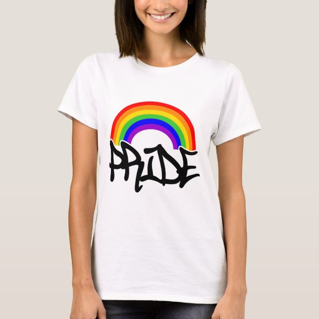 Camiseta Arco iris del orgullo gay (Anverso)