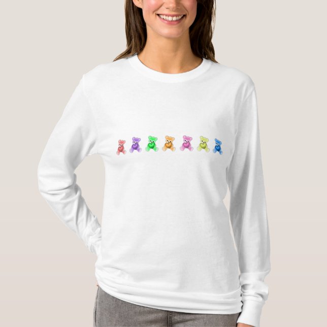 Camiseta Arco iris del peluche del KRW (Anverso)