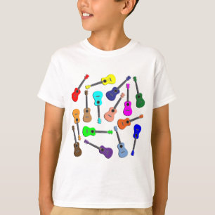 Camiseta Arco iris del Ukulele