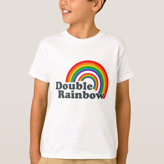 Camiseta Arco iris doble (Anverso)
