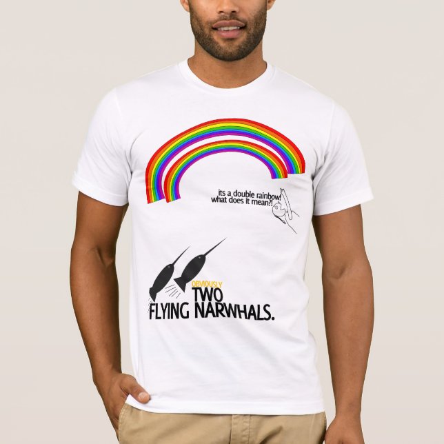 Camiseta Arco iris doble (Anverso)