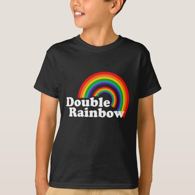 Camiseta Arco iris doble (Anverso)