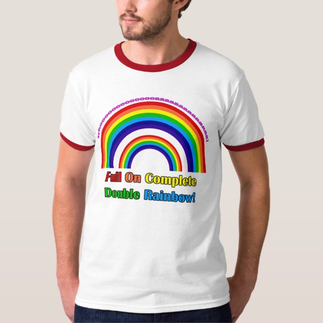 Camiseta Arco iris doble (Anverso)