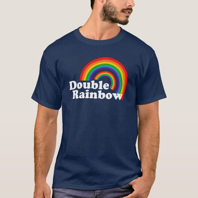 Camiseta Arco iris doble (Anverso)