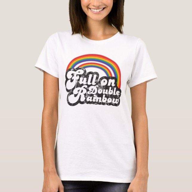 Camiseta Arco iris doble (Anverso)