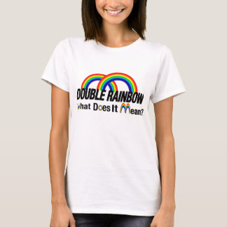 Camiseta arco iris doble qué él significa el rb