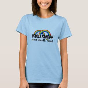 Camiseta ¿arco iris doble - qué significa?