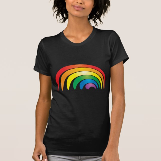 Camiseta Arco iris elegante (Anverso)
