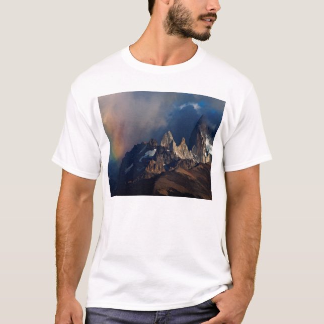 Camiseta Arco iris en los Andes (Anverso)